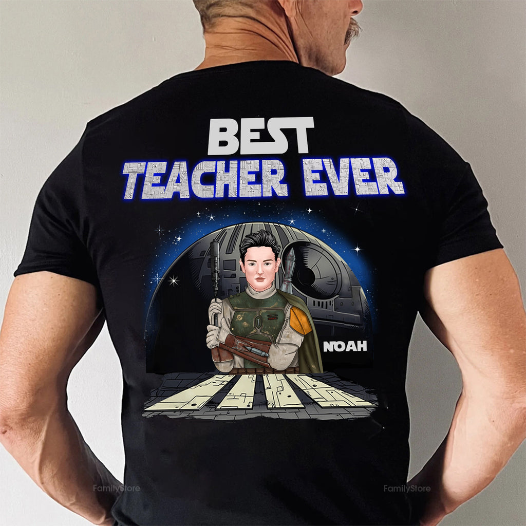 Personalized Teacher Shirt Custom Name Graphic Tee Gift