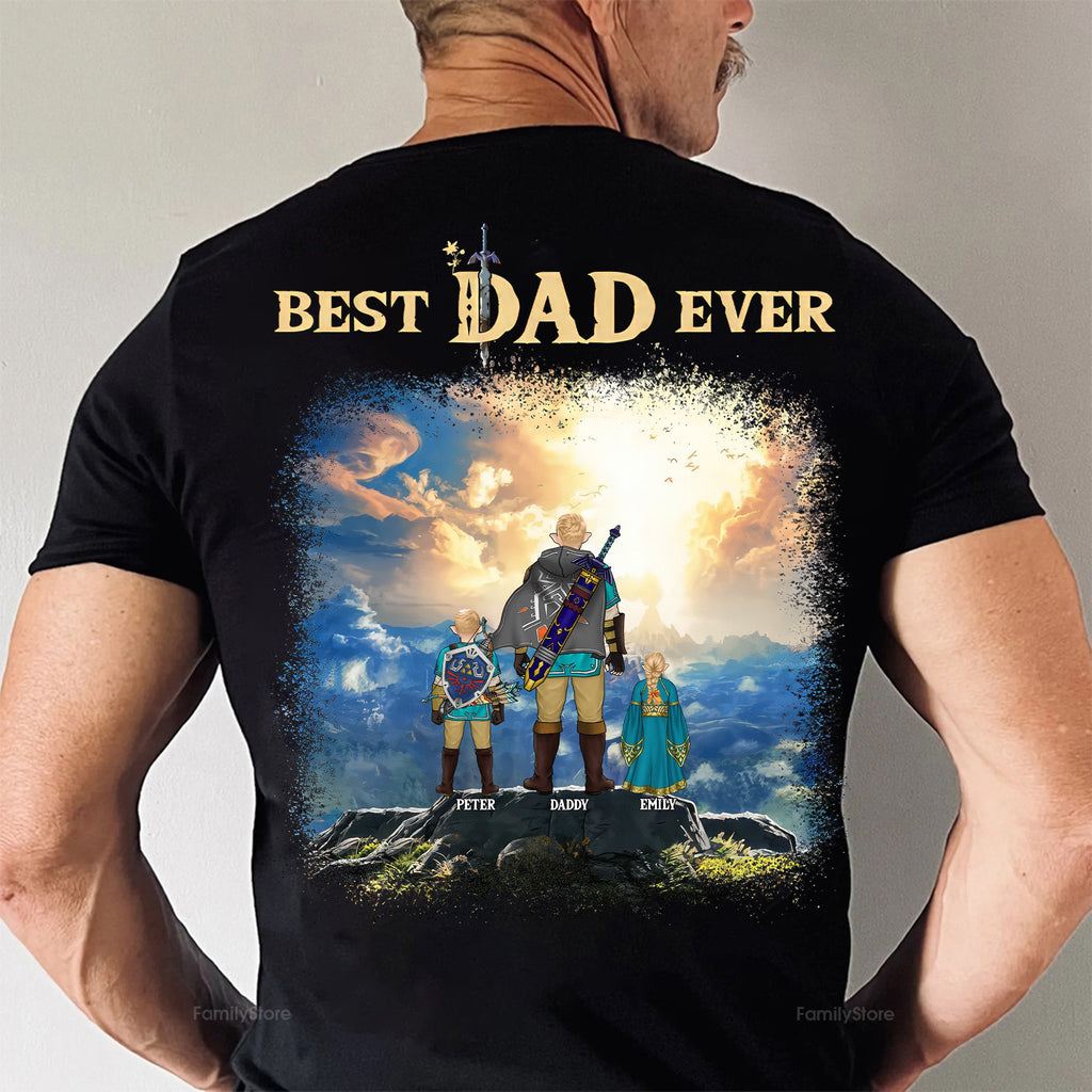 Personalized Legend of Dad Shirt Custom Gift for Dad