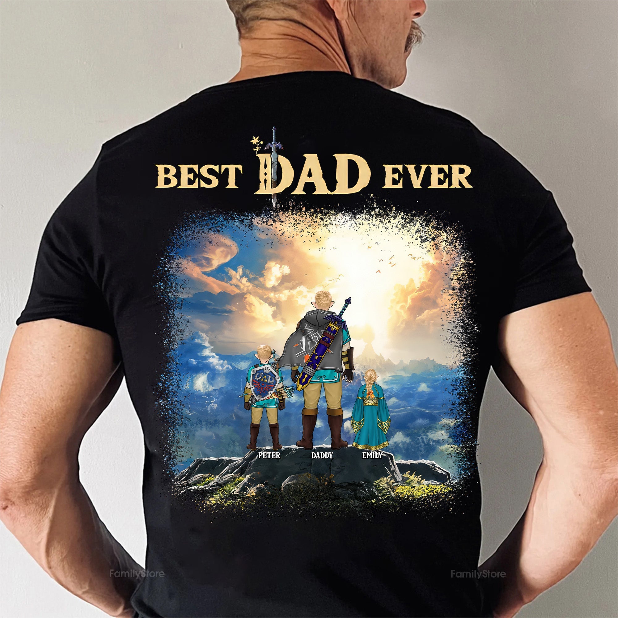 Personalized Legend of Dad Shirt Custom Gift for Dad