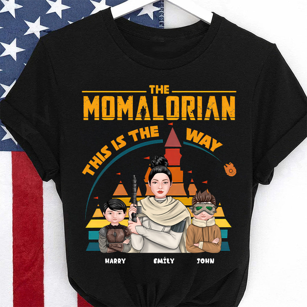 Personalized Momalorian Shirt This Is The Way Gift for Mom