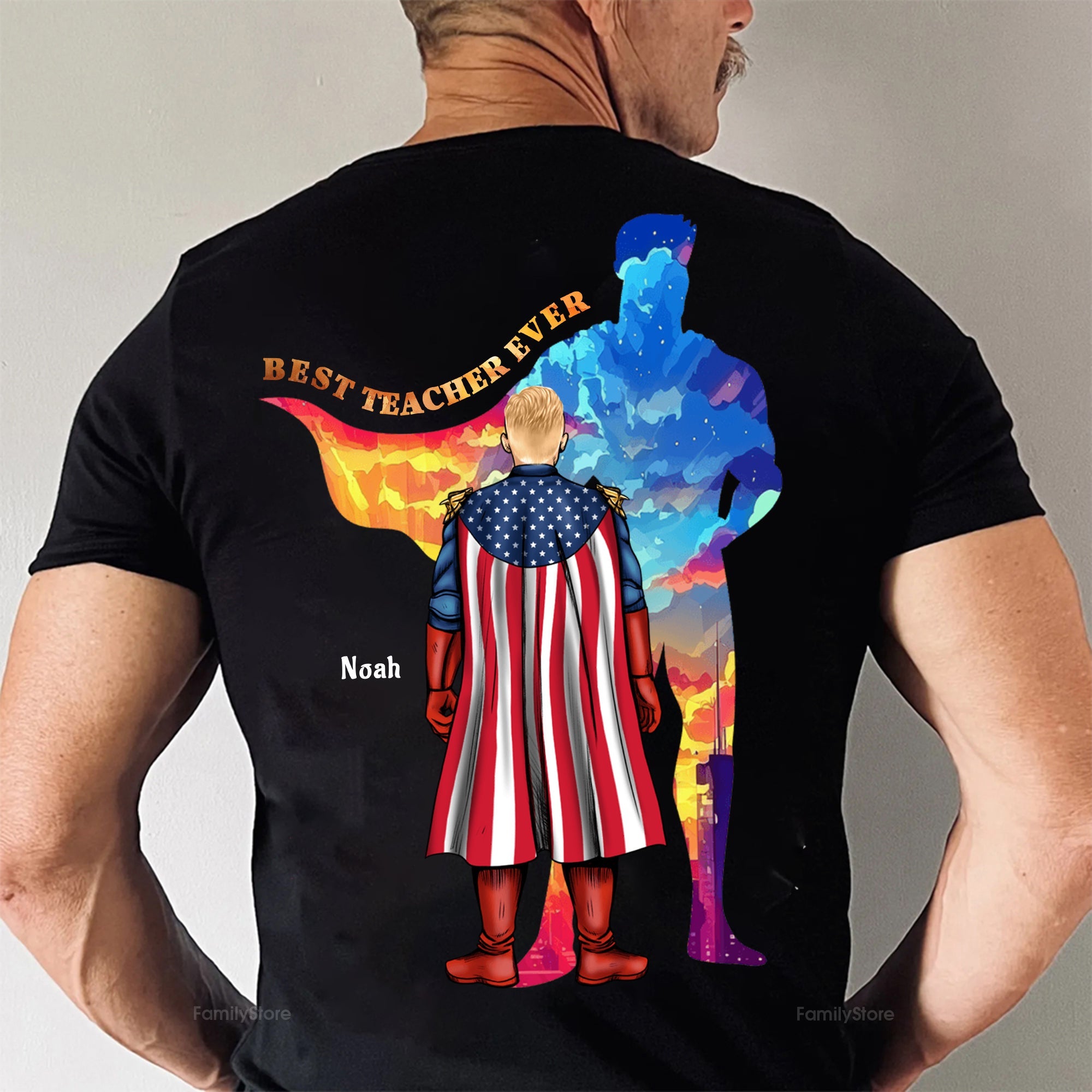 Personalized Super Teacher Shirt Gift for Educators | Cotton Apparel