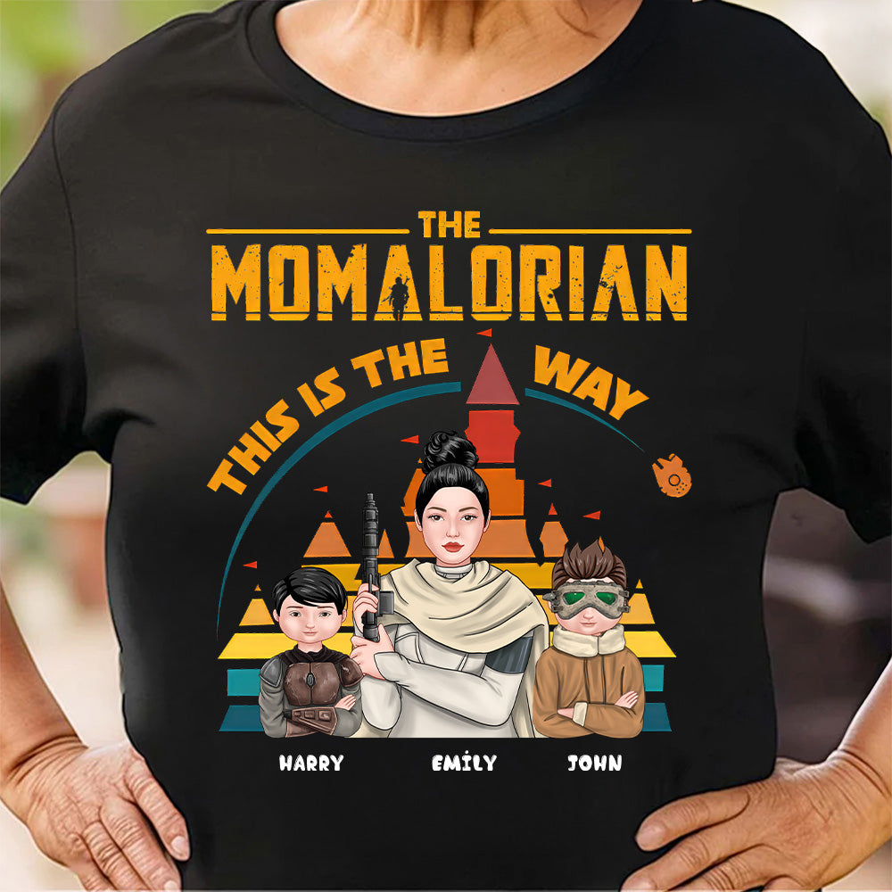 Personalized Momalorian Shirt This Is The Way Gift for Mom