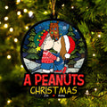 Personalized Wood Christmas Ornament for Couples - Custom Name Gift Idea