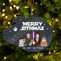 Personalized Wood Christmas Ornament Custom Family Gift