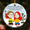 Personalized Ceramic Christmas Ornament Unique Couple Gift