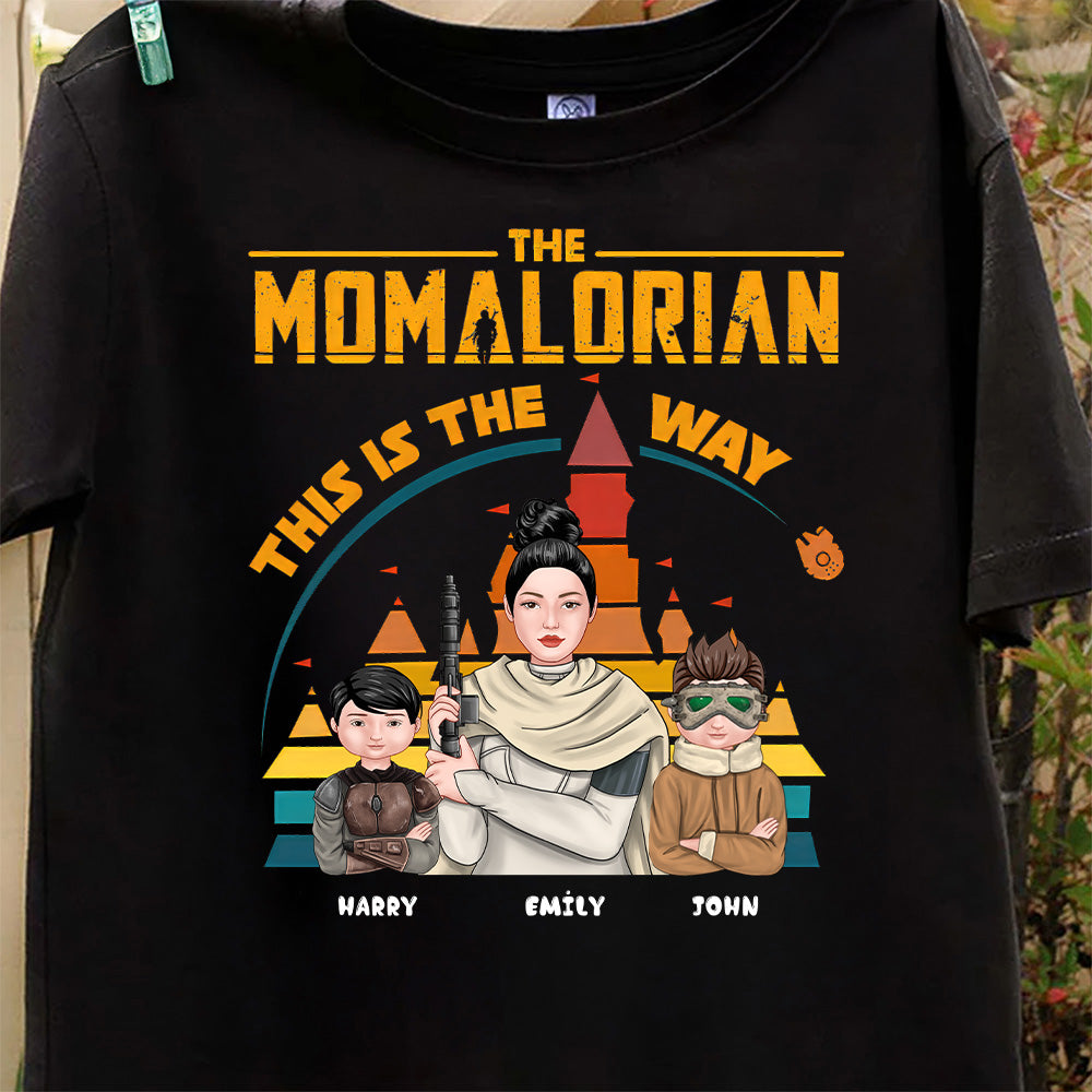 Personalized Momalorian Shirt This Is The Way Gift for Mom