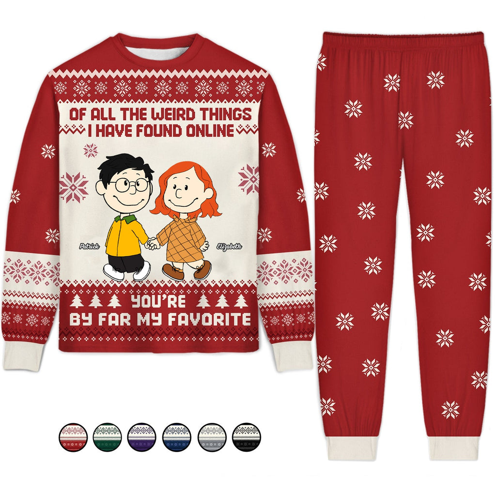 Personalized Unisex Pajamas Set Gift for Couple | Anniversary, Valentine's Day
