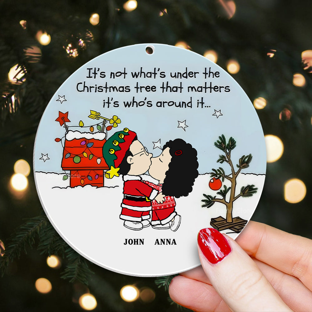 Personalized Acrylic Ornament Couple Gift Christmas Decoration