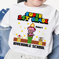 Personalized Super Kid Back To School Shirt Custom Name Gift for Kids