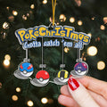 Personalized Acrylic Christmas Ornament Custom Family Gift
