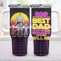 Personalized 40oz Tumbler for Dad - Best Dad in the Galaxy Gift