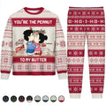 Personalized Unisex Pajama Set You're The Peanut To My Butter Gift for Couple Anniversary