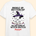 Personalized Halloween T-Shirt Buckle Up Buttercup Gift for Family