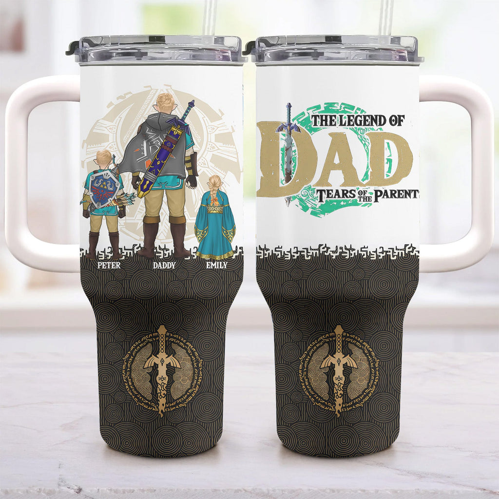 Personalized Legend Of Dad Tumbler 40oz Gift for Dad - Father's Day