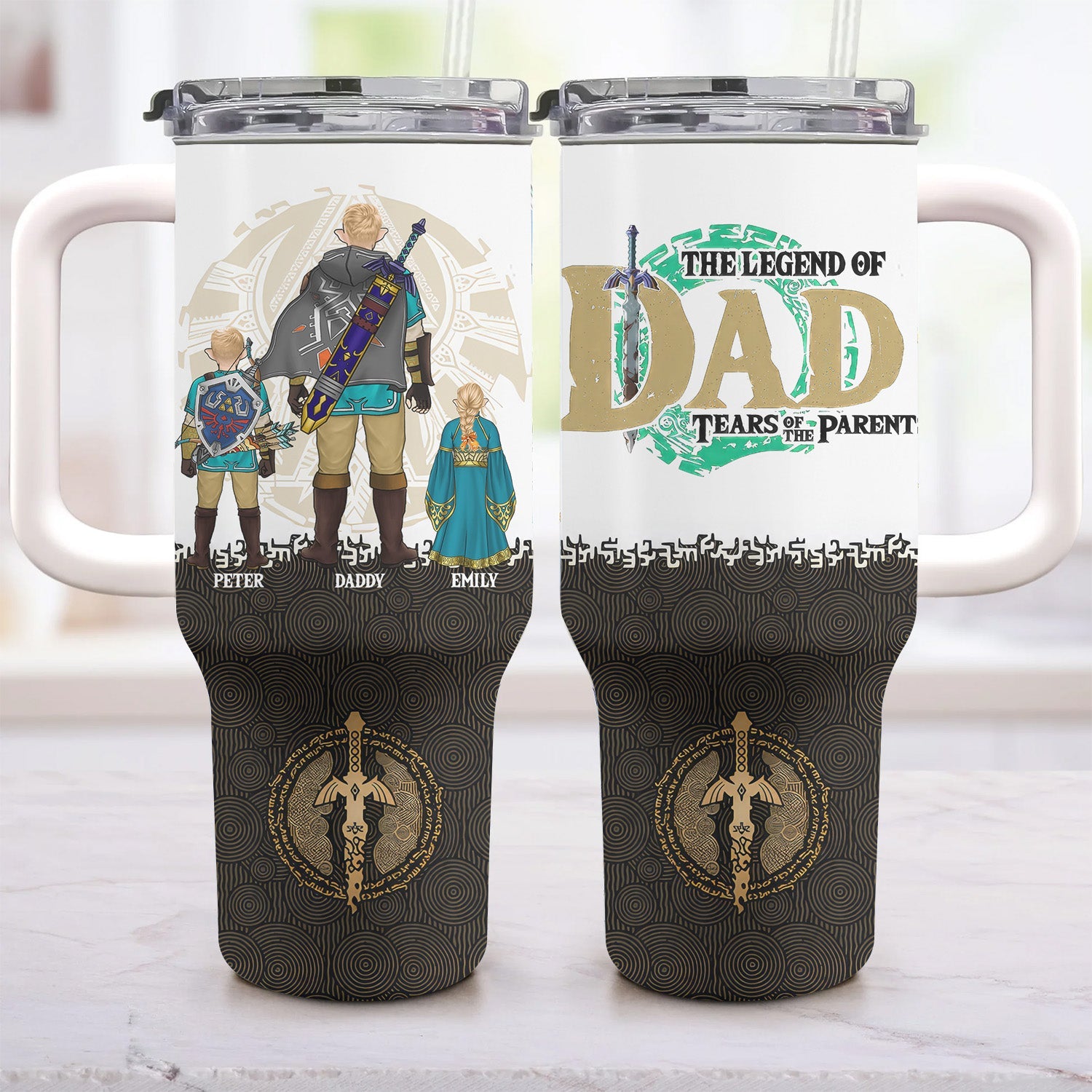 Personalized Legend Of Dad Tumbler 40oz Gift for Dad - Father's Day