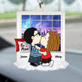 Personalized Acrylic Car Ornament Peanut Couples Gift for Couple