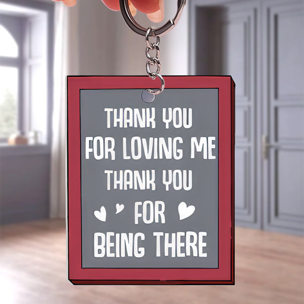Personalized Acrylic Keychain Thank You Gift for Couple