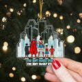 Personalized Superhero Family Acrylic Ornament Gift