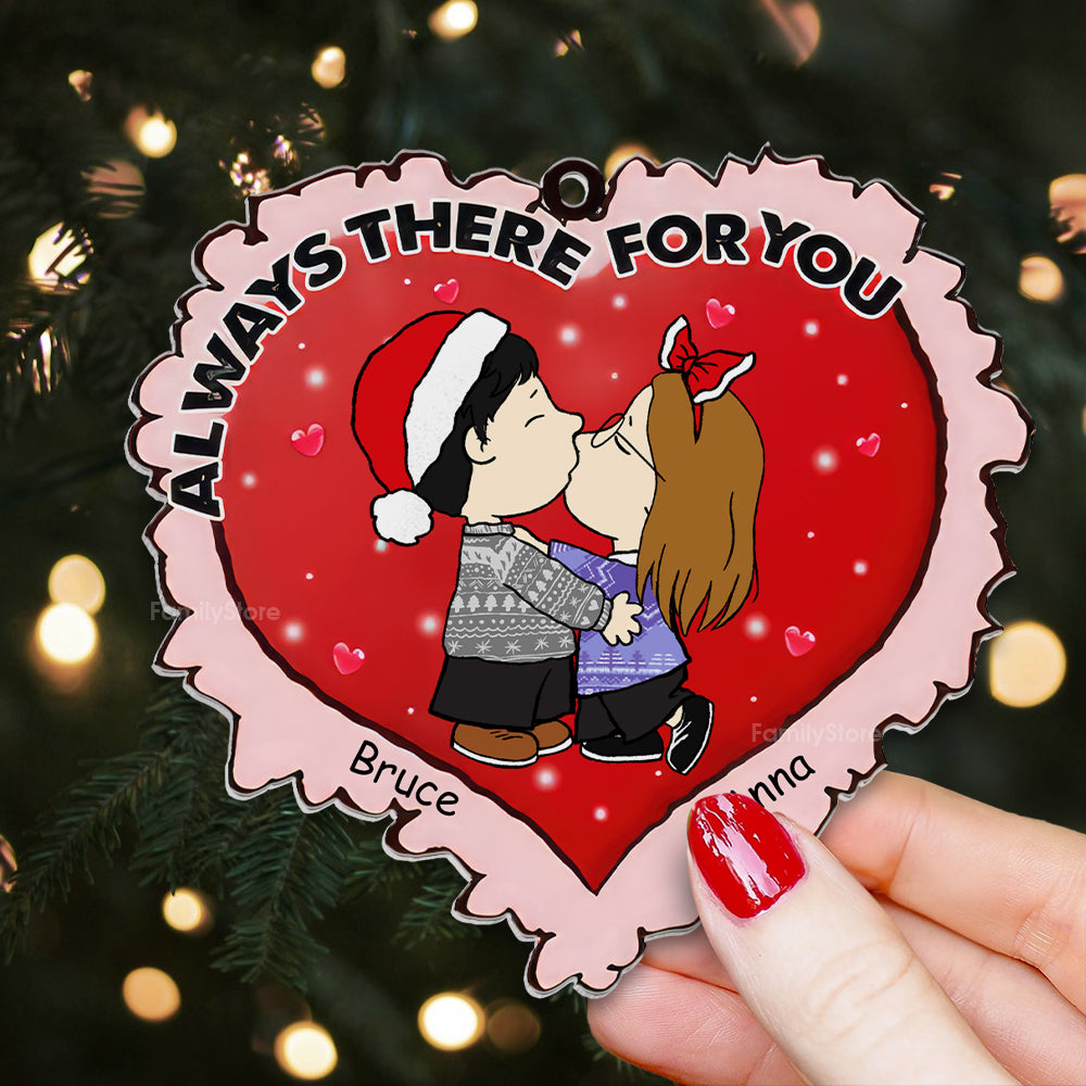 Personalized Acrylic Christmas Ornament for Couple Gift