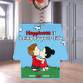 Personalized Acrylic Keychain Gift for Couple | Custom Love Keychain