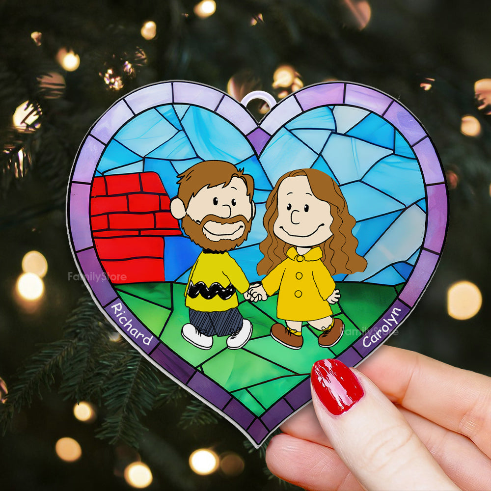 Personalized Acrylic Ornament Peanut Couple Gift for Christmas