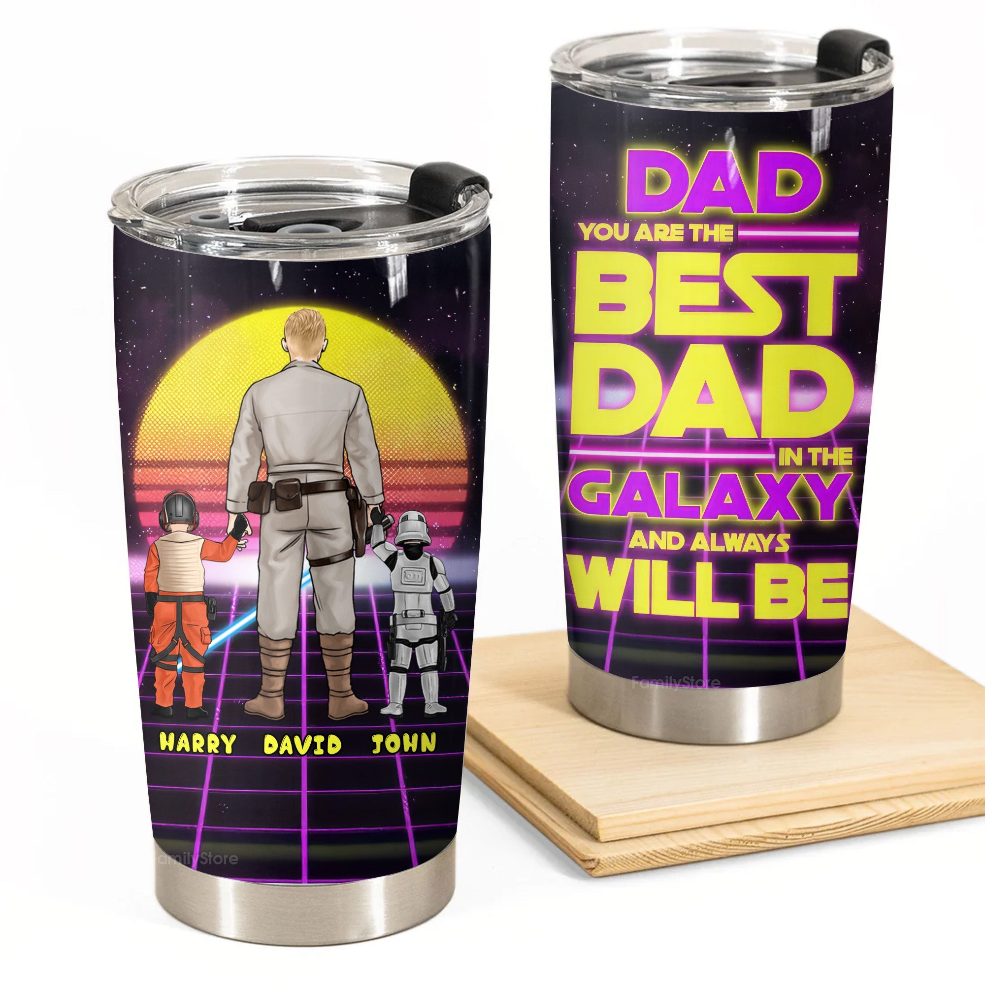 Personalized Stainless Steel Tumbler Best Dad Gift For Father's Day