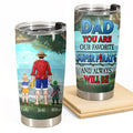 Personalized Stainless Steel Tumbler for Dad - Super Pirate Gift