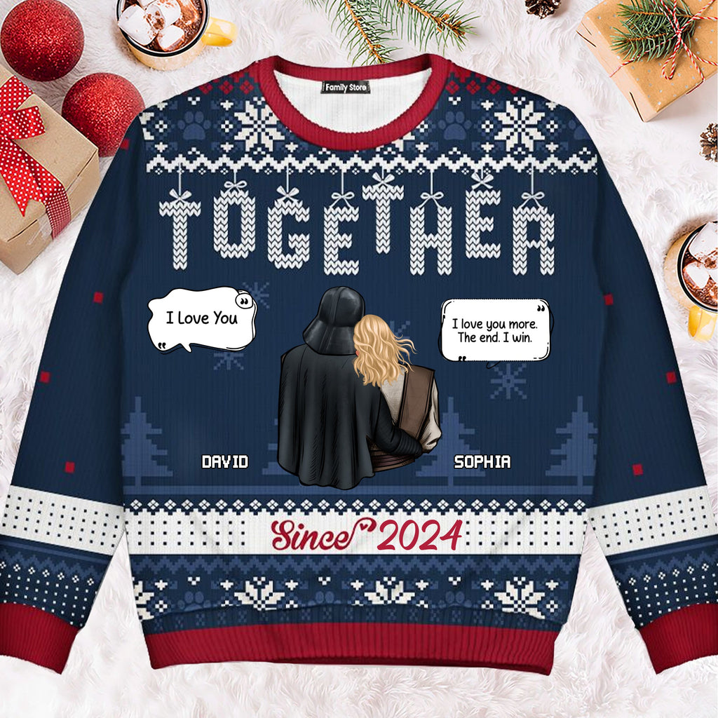 Personalized Ugly Christmas Sweater for Couples | Unique Gift