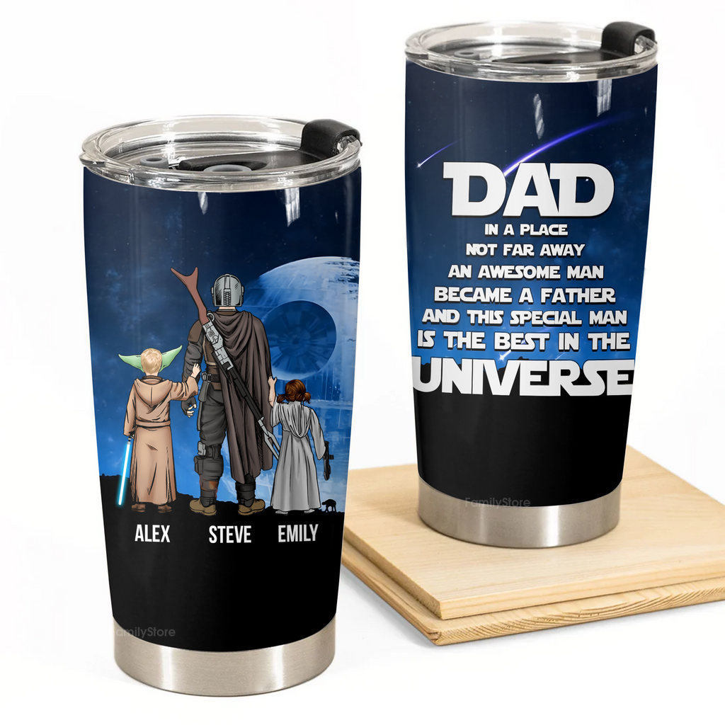Personalized Stainless Steel Tumbler Best Dad Gift for Father's Day