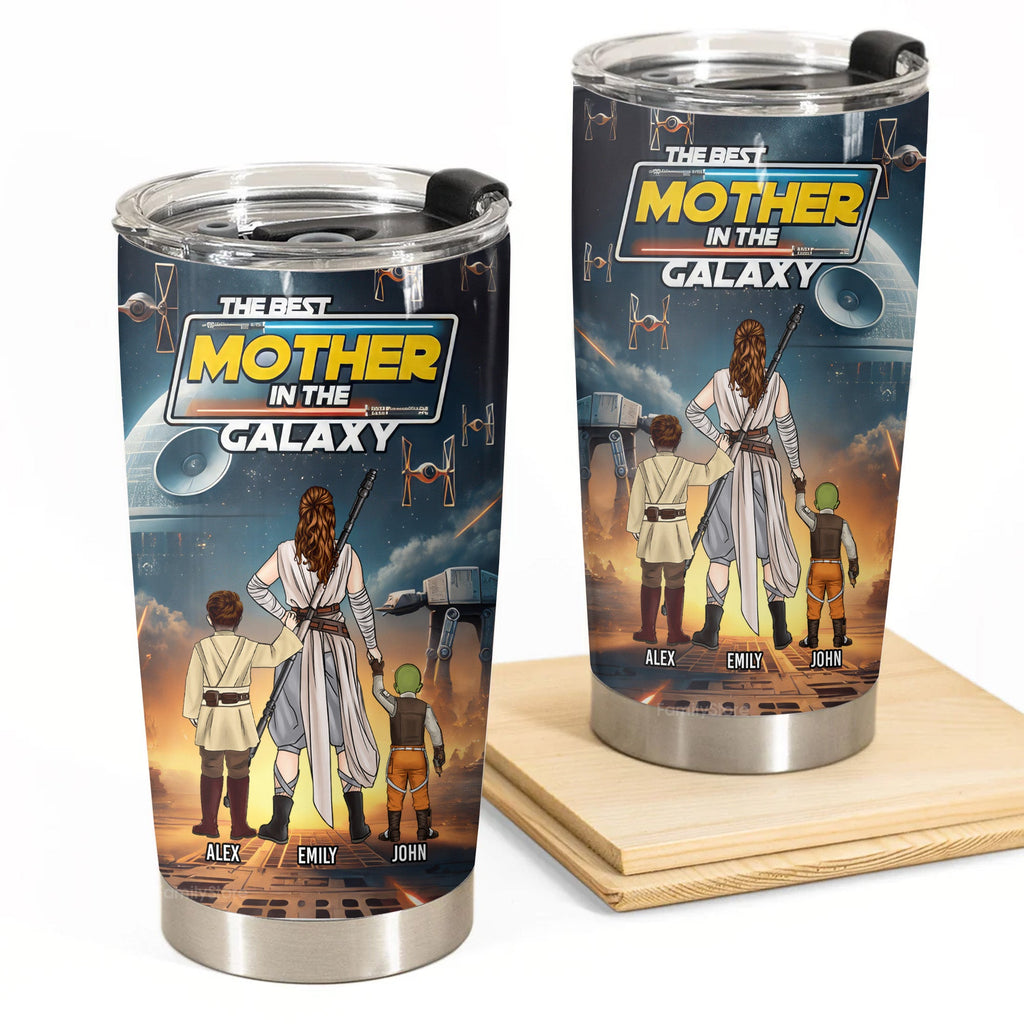 Personalized Tumbler Best Mother in the Galaxy Custom Gift for Mom