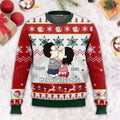 Personalized Merry Kissmas Ugly Sweater for Couples Gift