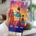 Personalized Super Mom Tumbler Gift for Mom & Grandma