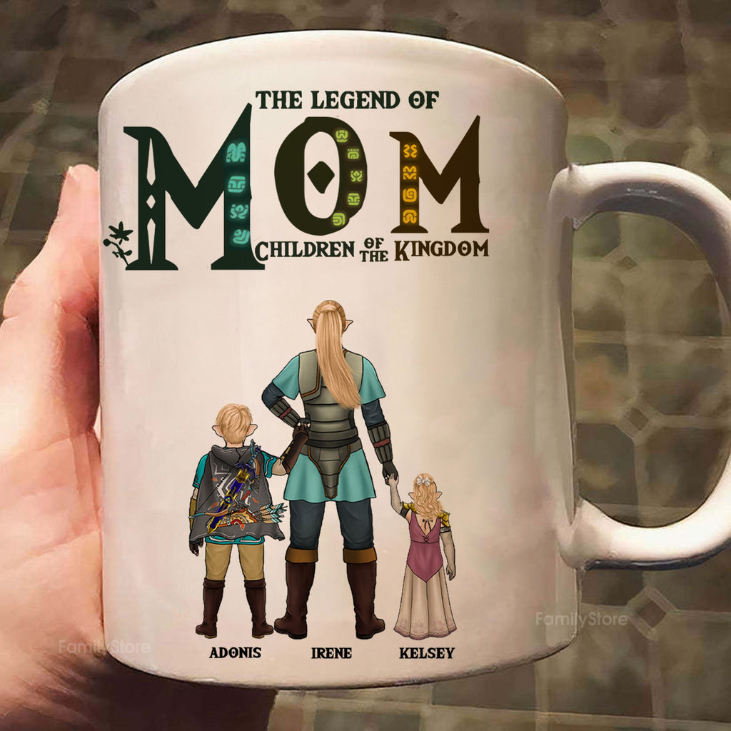 Personalized Legend of Mom Mug Gift for Grandma, Wife