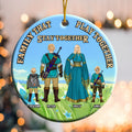 Personalized Zelda Family Ornament Custom Name Gift for Family