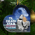 Personalized Acrylic Ornament Till Death Do Us Part Gift for Couples