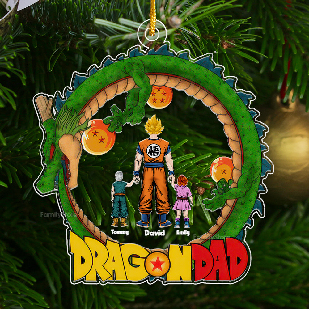 Personalized Dragon Ball Z Acrylic Ornament Family Gift