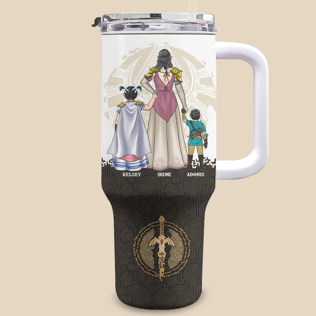 Personalized 40oz Tumbler for Mom with Legend of Mom Design - Gift for Mother's Day