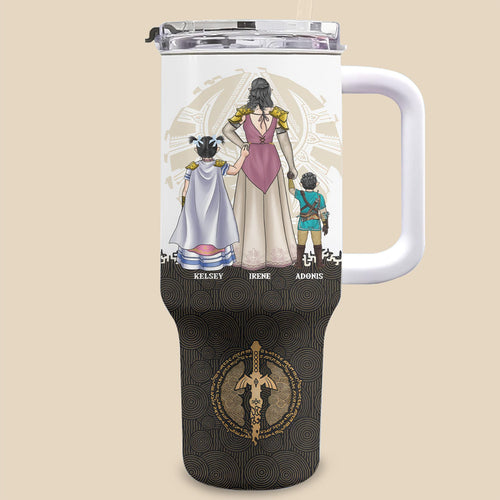 Personalized 40oz Tumbler for Mom with Legend of Mom Design - Gift for Mother's Day Tumbler GradoCreations