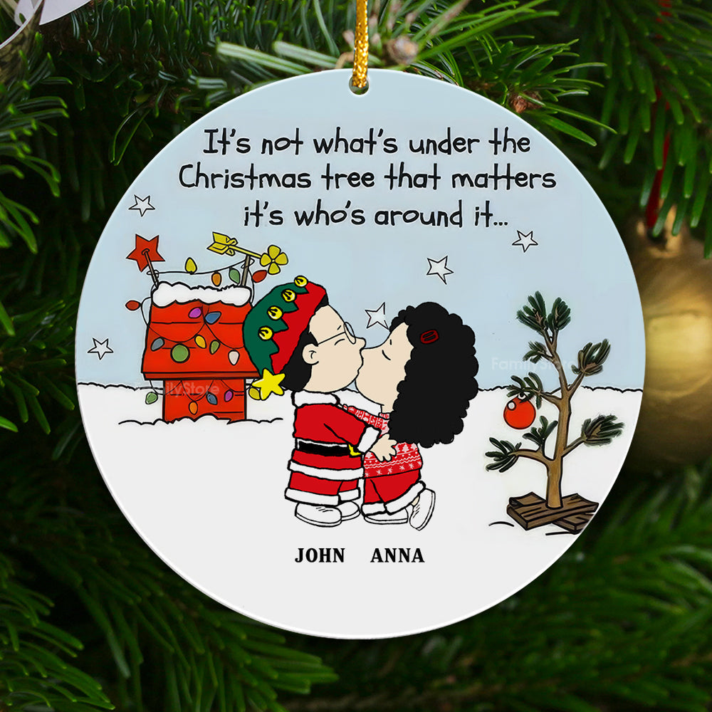 Personalized Acrylic Ornament Couple Gift Christmas Decoration