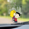 Personalized Acrylic Car Ornament for Couple - Gift for Husband or Wife