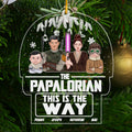 Personalized Acrylic Ornament Stwa The Papalorian Gift for Family