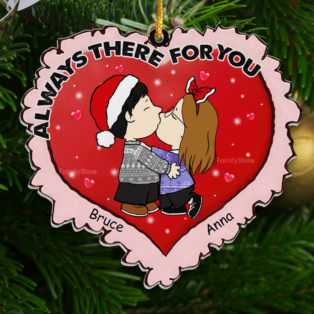 Personalized Acrylic Christmas Ornament for Couple Gift