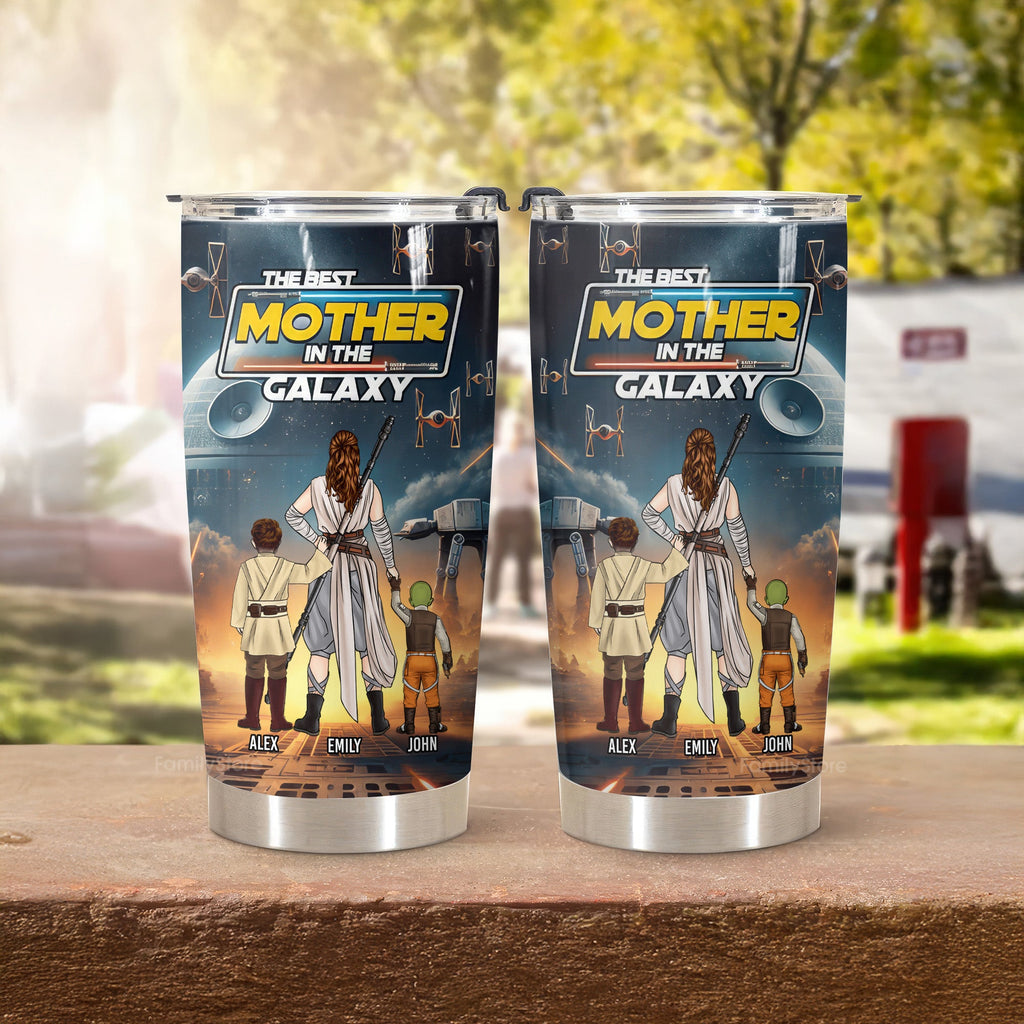 Personalized Tumbler Best Mother in the Galaxy Custom Gift for Mom