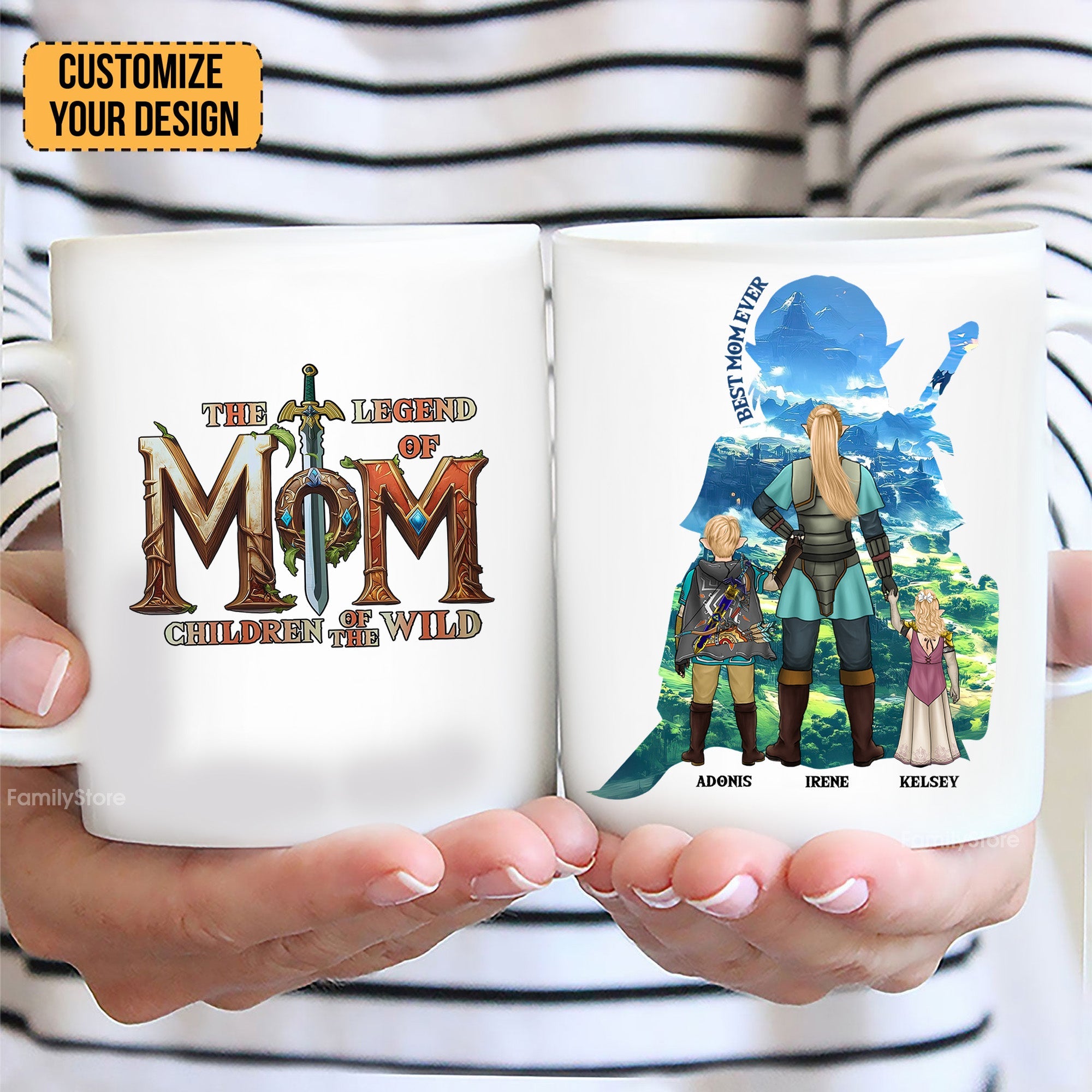 Personalized Legend of Mom Mug Custom Gift for Mother's Day