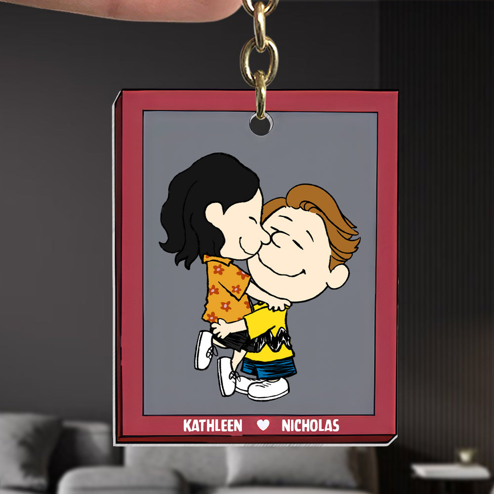 Personalized Acrylic Keychain Thank You Gift for Couple
