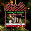 Personalized Acrylic Family Ornament with Custom Names - Gift for Family