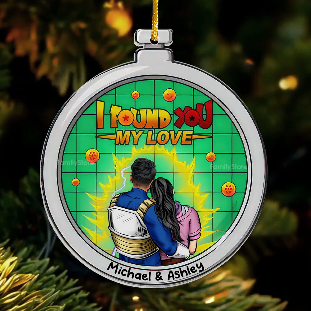 Personalized Acrylic Ornament I Found You My Love Gift for Couple