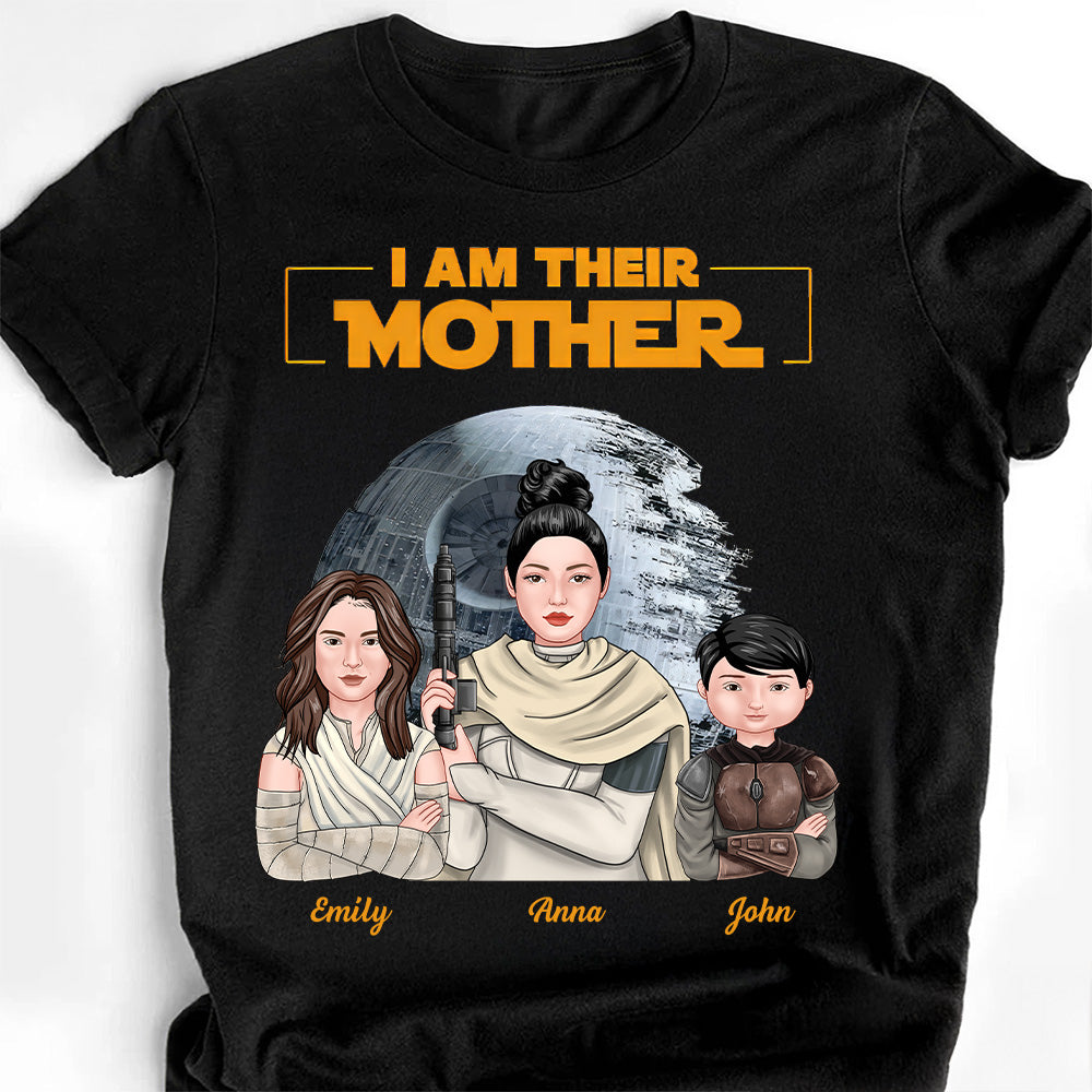Personalized I Am Their Mother Shirt Gift for Mom Cotton Apparel