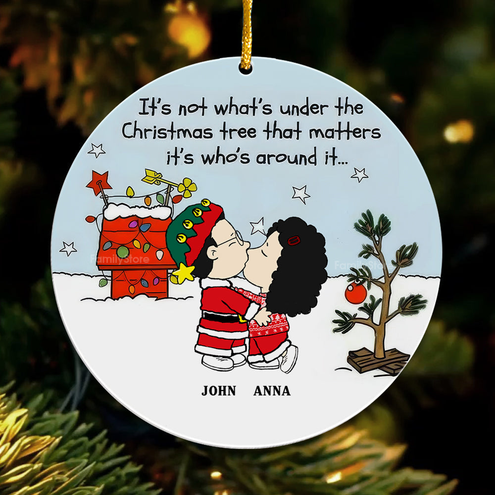 Personalized Acrylic Ornament Couple Gift Christmas Decoration