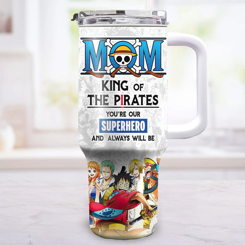 Personalized 40oz Tumbler Cup with Straw for Mom | Mother's Day Gift Tumbler GradoCreations